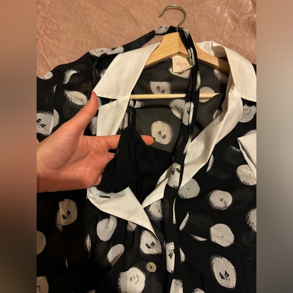 Like New Plenty By Tracy Reese Polka Dot Dress. Slip included. Size S - Picture 6 of 8